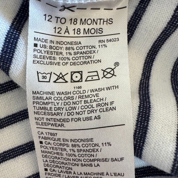 Janie and Jack nautical flutter sleeve eyelet ruffle dress size 12/18 months - Picture 8 of 8